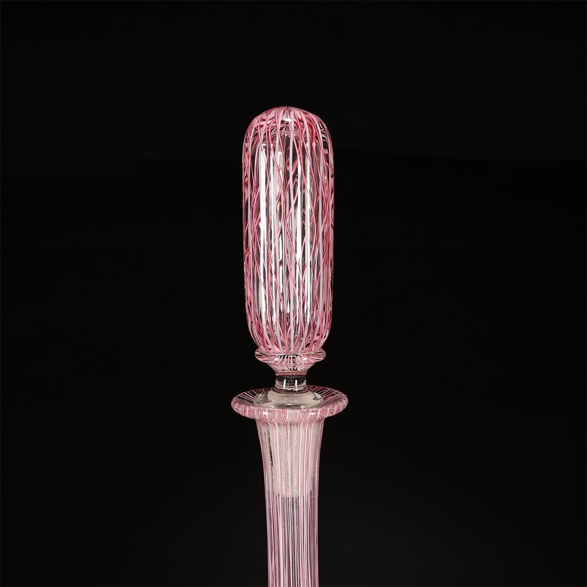 [.]PB636 художественное стекло Италия производства [ пятно no стекло ]bene Cheer стекло крышка есть журавль шея ваза высота 50.| превосходный товар N!