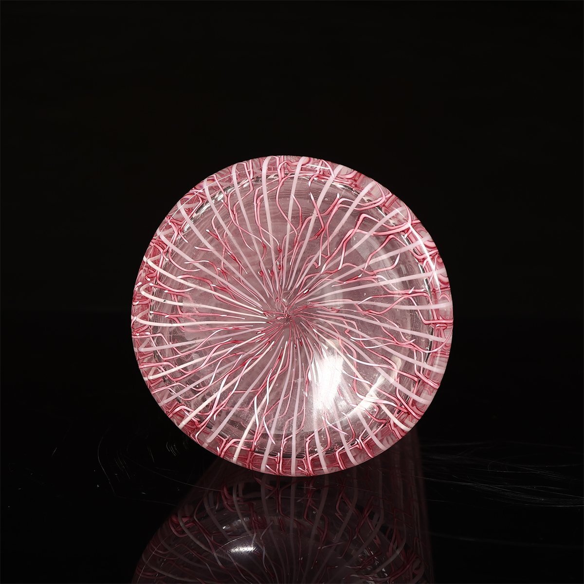 [.]PB636 художественное стекло Италия производства [ пятно no стекло ]bene Cheer стекло крышка есть журавль шея ваза высота 50.| превосходный товар N!