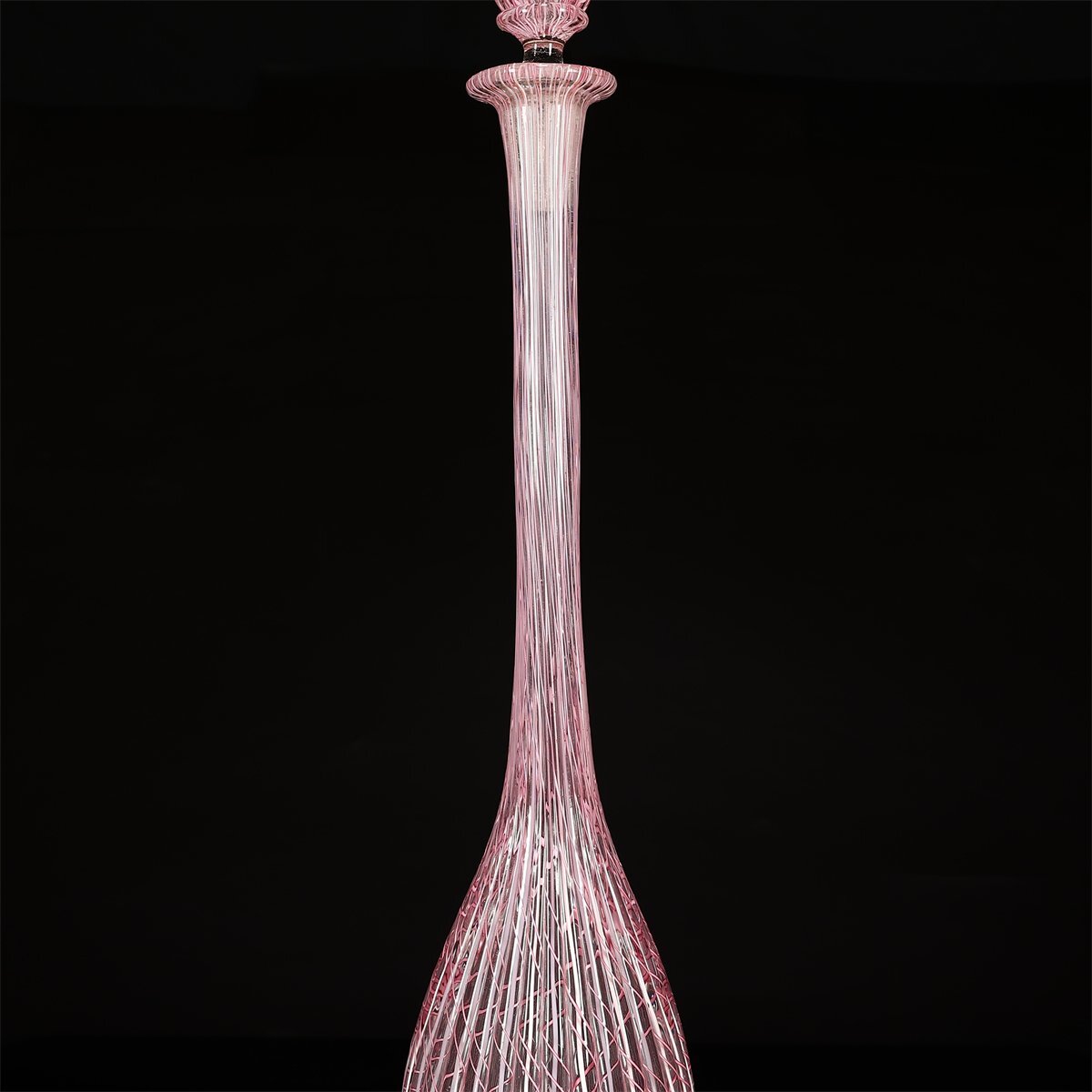 [.]PB636 художественное стекло Италия производства [ пятно no стекло ]bene Cheer стекло крышка есть журавль шея ваза высота 50.| превосходный товар N!