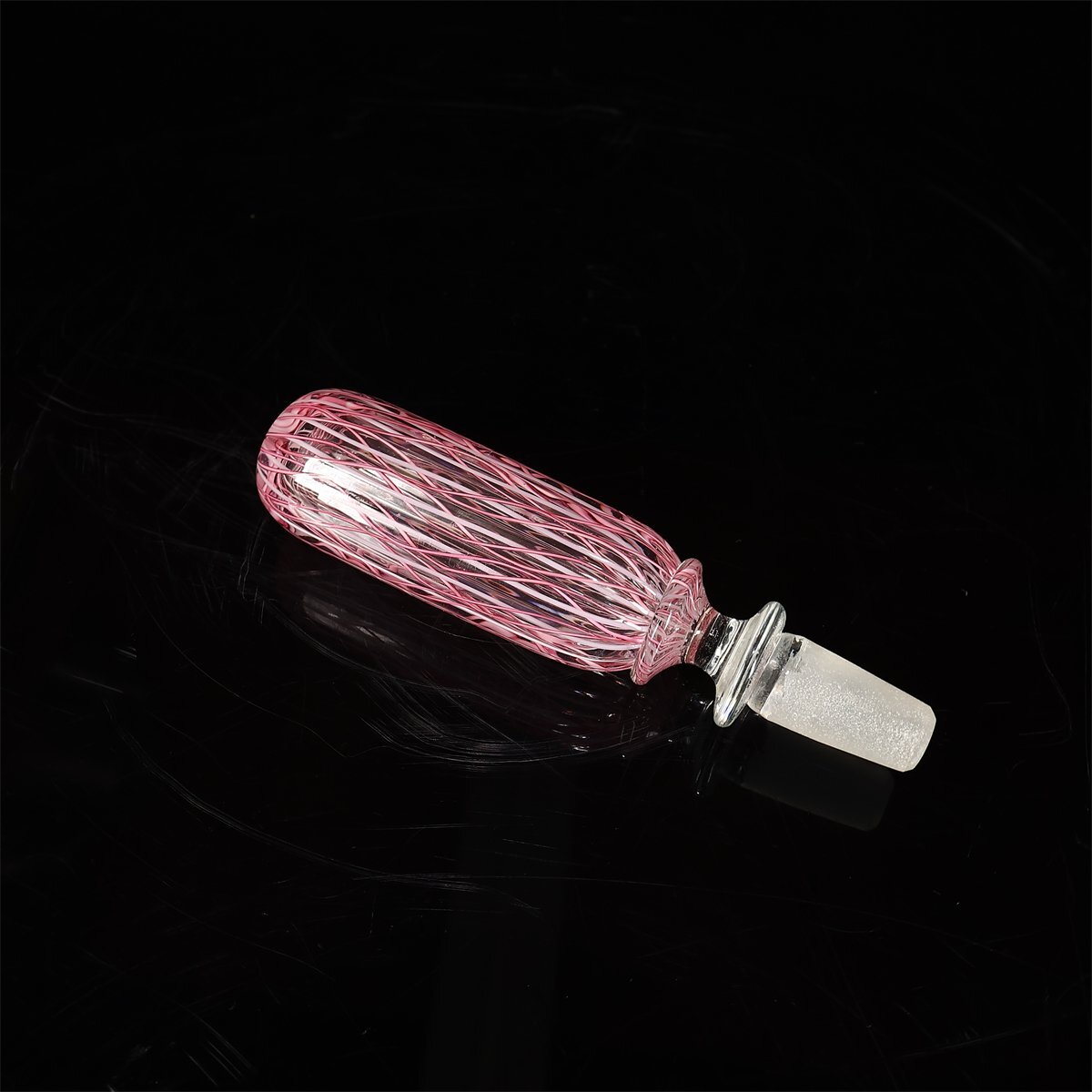 [.]PB636 художественное стекло Италия производства [ пятно no стекло ]bene Cheer стекло крышка есть журавль шея ваза высота 50.| превосходный товар N!