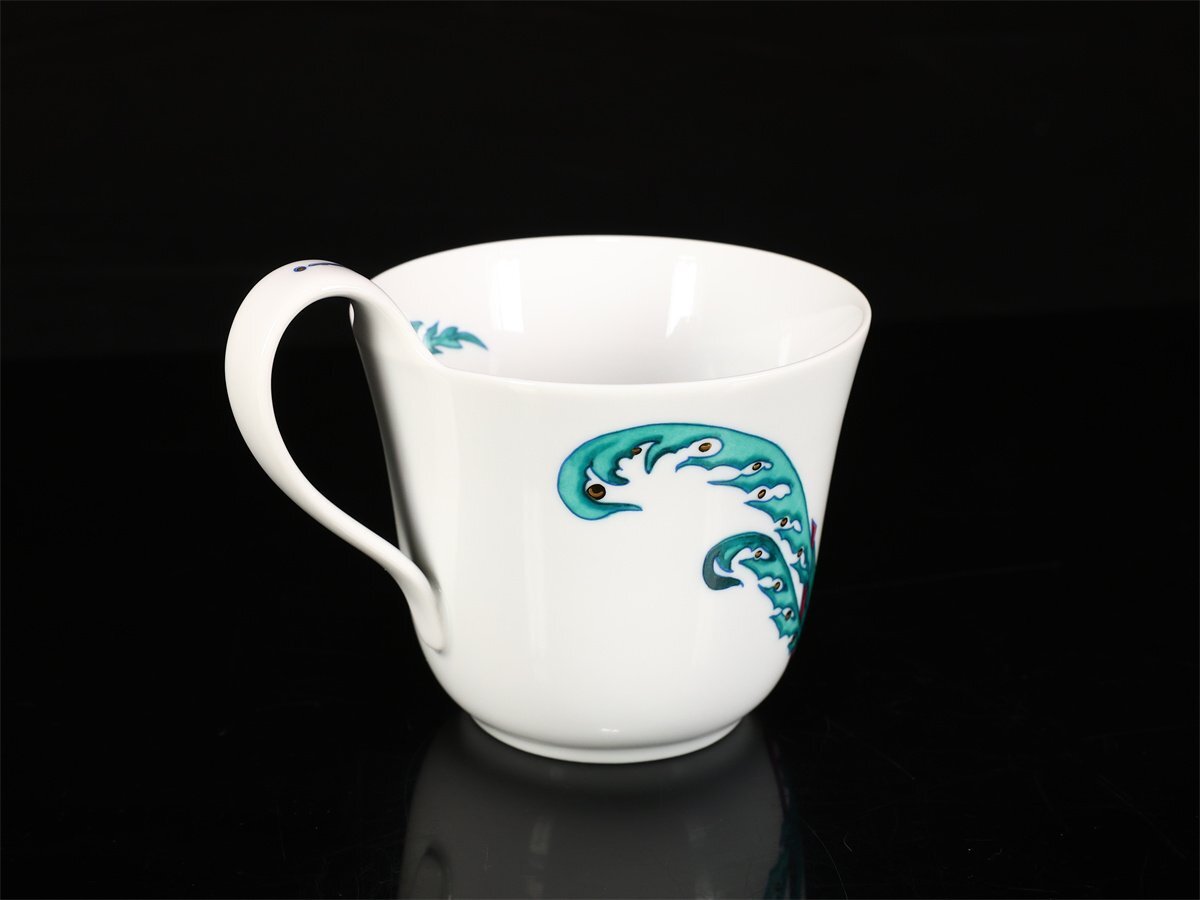 【吉】CN782 ROYAL COPENHARGEN 【ロイヤルコペンハーゲン】 JINGLE BELLS クリスマス カップ＆ソーサー 1組 2点セット／美品！_画像8