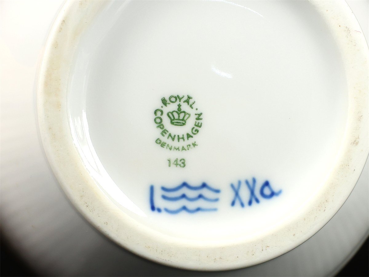 【吉】CN947 ROYAL COPENHARGEN 【ロイヤルコペンハーゲン】 ブルーフルレース ティーポット／美品！_画像10