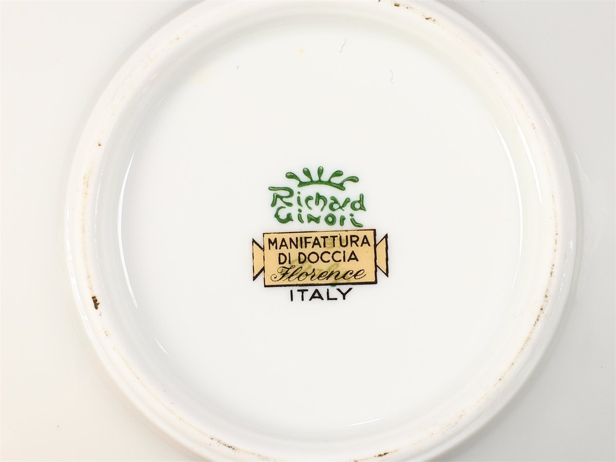 【吉】CO118 ロイヤルコペンハーゲン リチャードジノリ 等 デミタス コーヒー カップ＆ソーサー 5組 10点セット／美品！_画像9