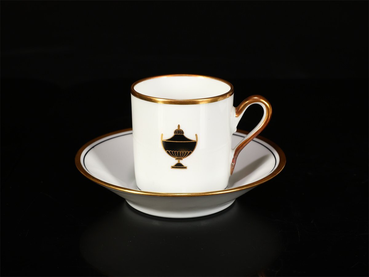 【吉】CO118 ロイヤルコペンハーゲン リチャードジノリ 等 デミタス コーヒー カップ＆ソーサー 5組 10点セット／美品！_画像6