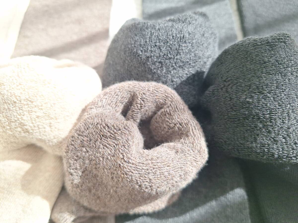 563 極暖 ひざ上ソックス 裏起毛 靴下 裏パイル ニーハイ 着圧 細見え 防寒対策 ブラウン ズレ落ちない ニーハイソックス 加厚 毛玉防止 冬_画像10