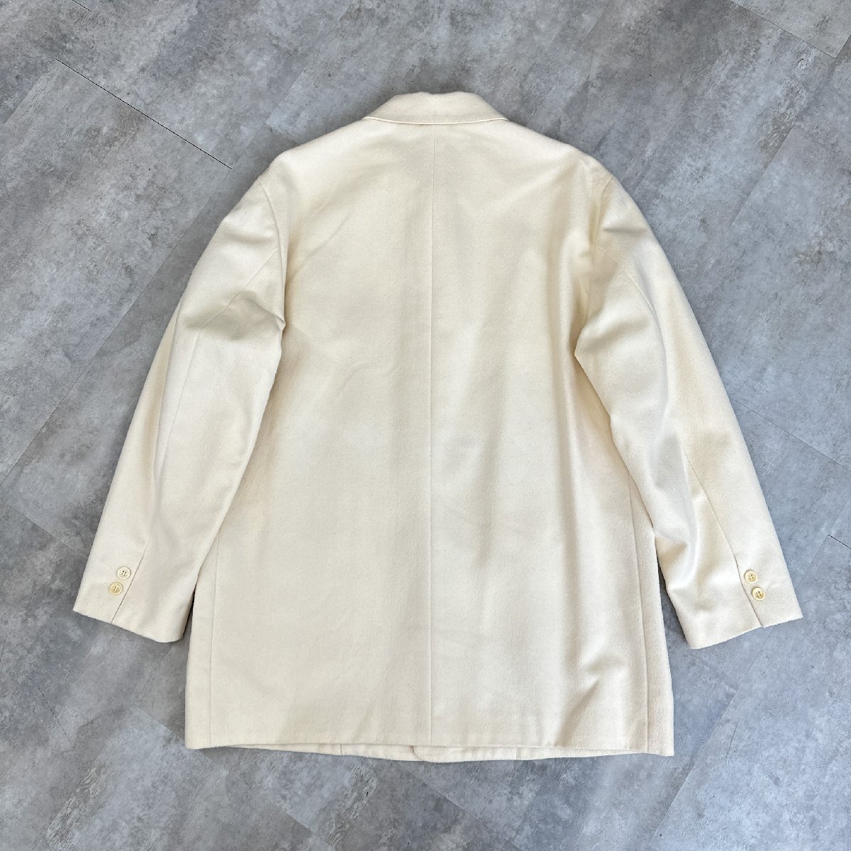 Papas◆アンゴラ ジャケット パパス ホワイト系 メンズ サイズ L 8_画像5