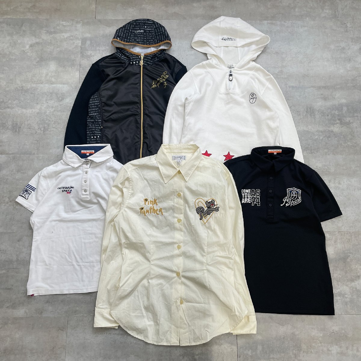 【21点】CASTELBAJAC アイテムセット◆カステルバジャック トップス ポロシャツ ボトムス スカート レディース スポーツ 大量古着 古着仕_画像3