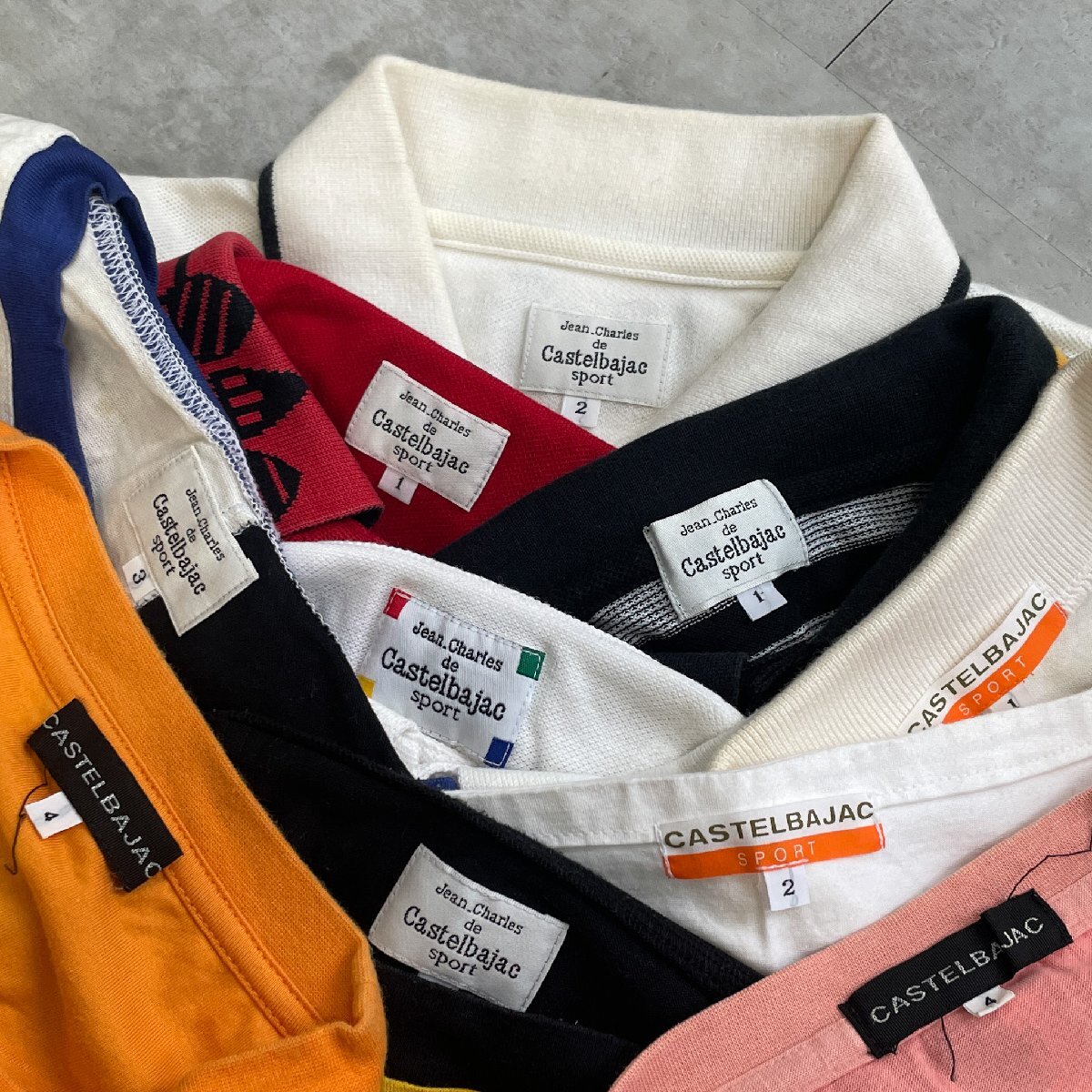 【21点】CASTELBAJAC アイテムセット◆カステルバジャック トップス ポロシャツ ボトムス スカート レディース スポーツ 大量古着 古着仕_画像2