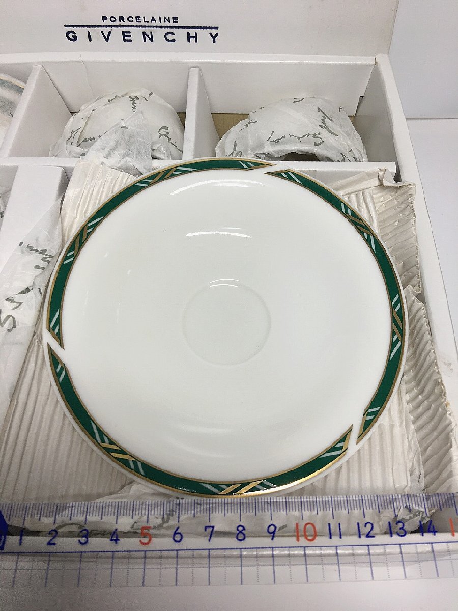 GIVENCHY/ジバンシー カップ・ソーサーセット コーヒーカップ ティーカップ 5客セット 開封未使用-D2215_画像2