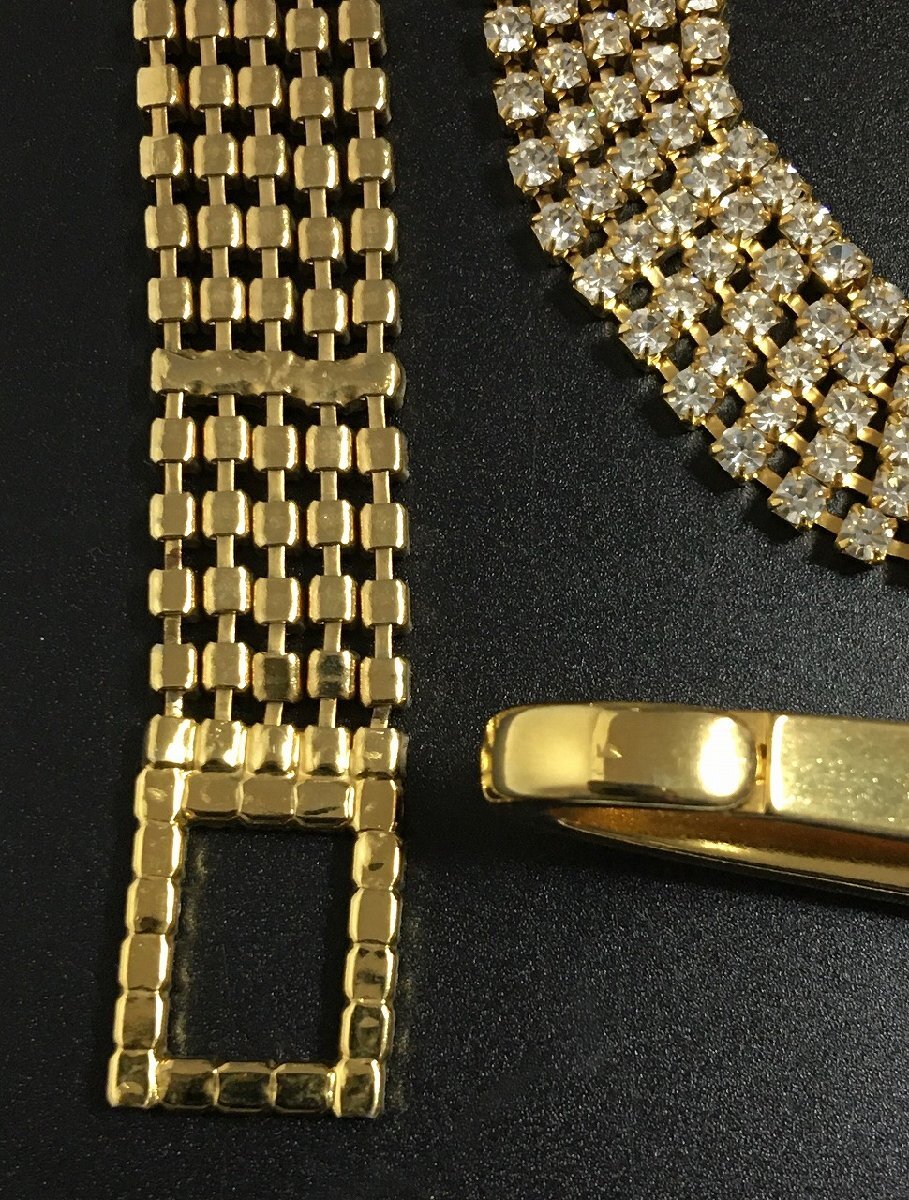 FURLA/フルラ チェーンベルト 金メッキ ベルト ゴールド レディース-中古美品-D2210_画像6