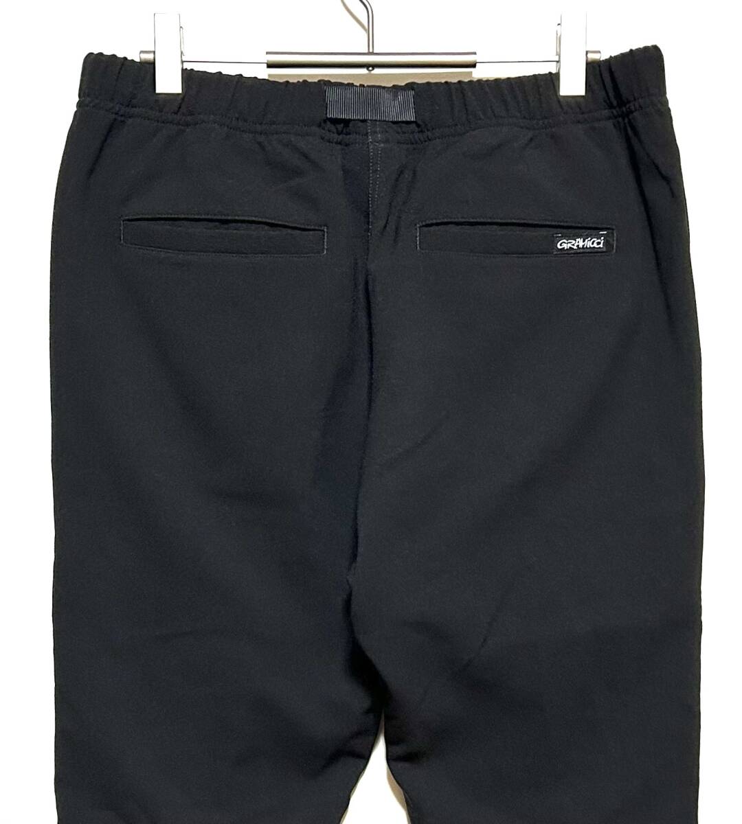 【美品】GRAMICCI × 417EDIFICE 別注 LANATEC ECO ダブルフェザー ストレッチ パンツ（L）黒 グラミチ クライミング ナロー テーパード _画像3