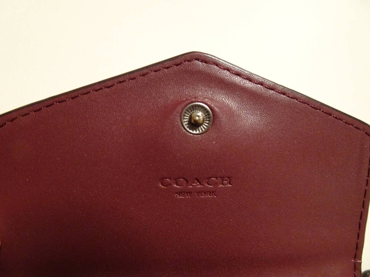 即日発送★COACH　コーチ　花柄　ミニ財布_画像8