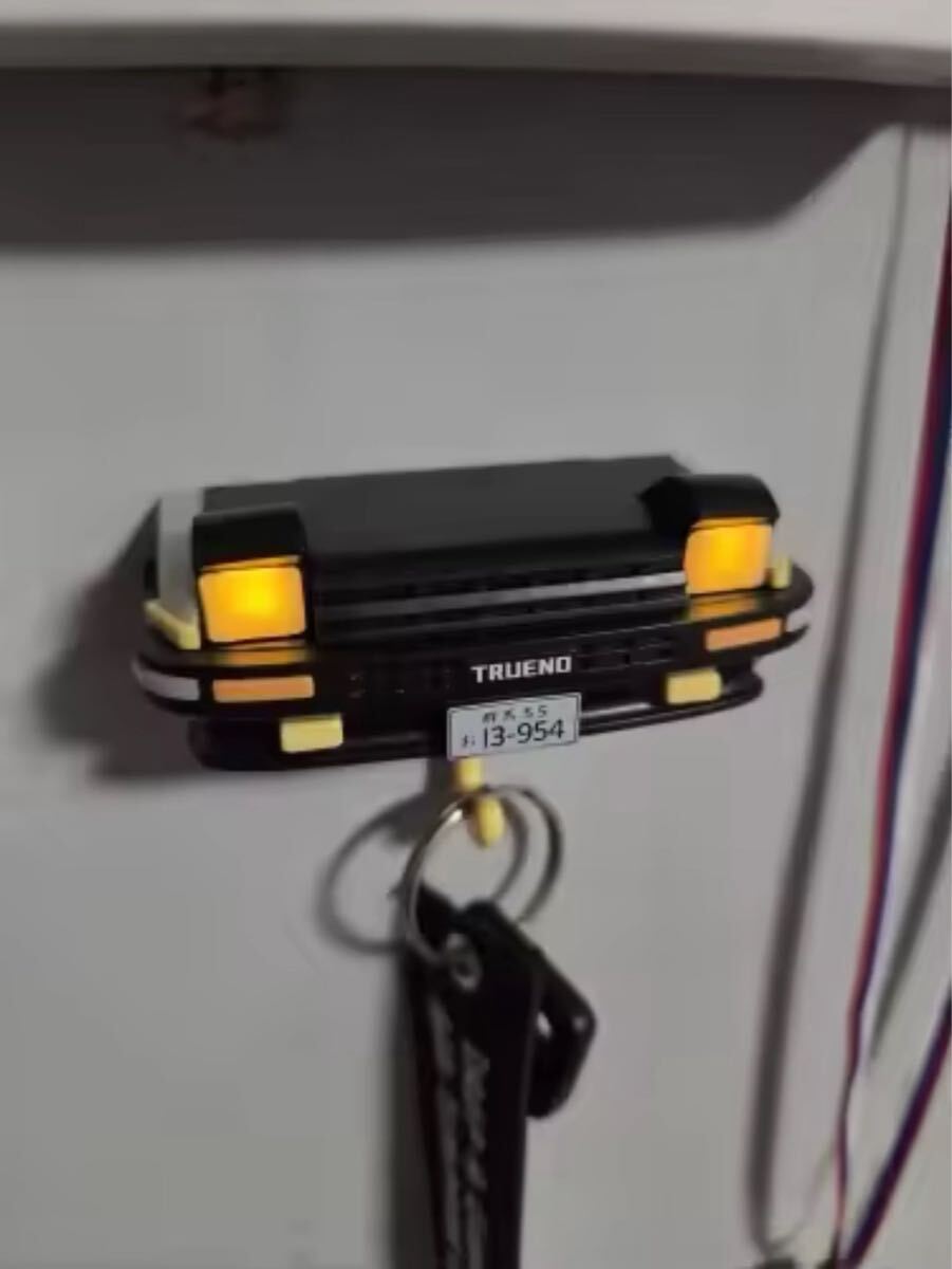 AE86トレノ キーハンガー キーフック頭文字Dオマケでキーホルダー付けます!!送料無料!即決価格!_画像6