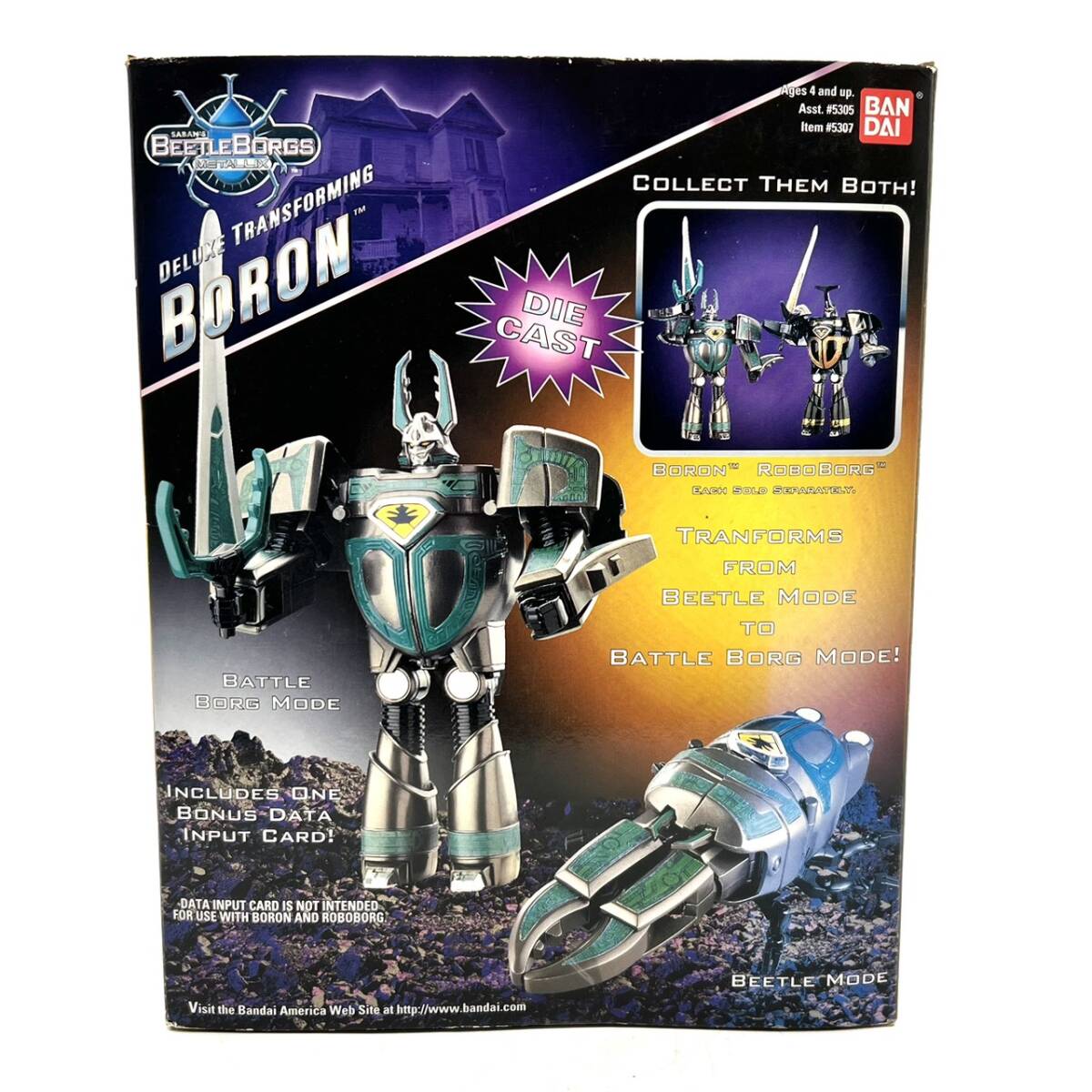 □【貴重】 ビーファイターカブト 邪甲神 クワガタイタン 海外版 バンダイ 超合金 ビートルボーグ ボロン BORON 特撮 ロボ 当時物 レア_画像4