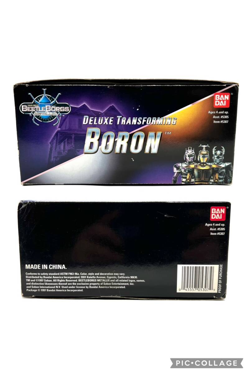 □【貴重】 ビーファイターカブト 邪甲神 クワガタイタン 海外版 バンダイ 超合金 ビートルボーグ ボロン BORON 特撮 ロボ 当時物 レア_画像3