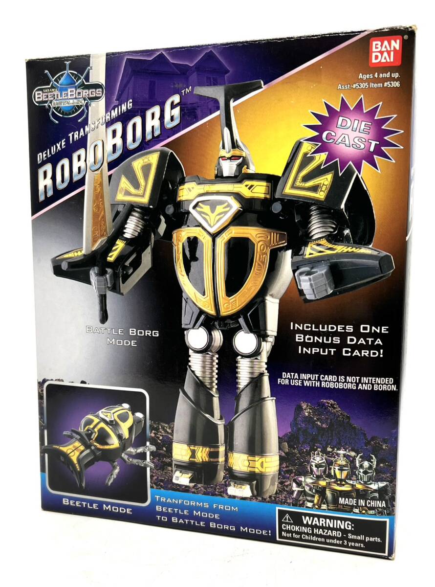 □【貴重】 ビーファイターカブト 大甲神 カブテリオス 海外版 バンダイ 超合金 ビートルボーグ ROBOBORG ロボボーグ 特撮 当時物 レア_画像1