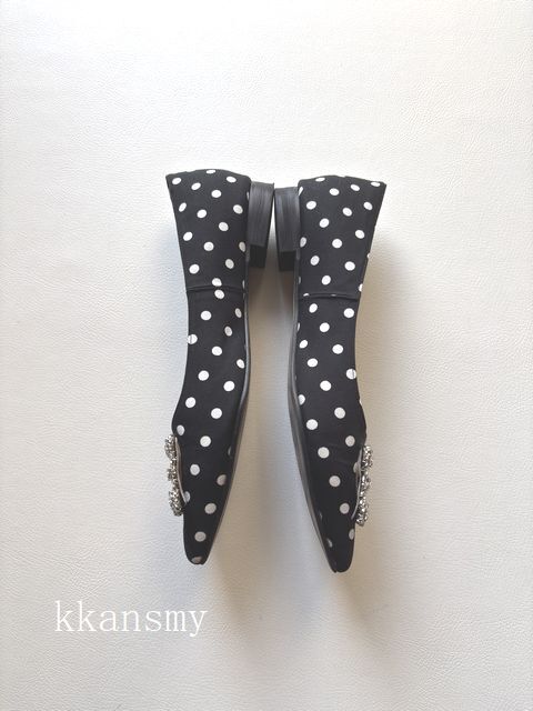 OHGAオーガ*DOT BIJOU PUMPSドットビジューパンプス24cm_画像7