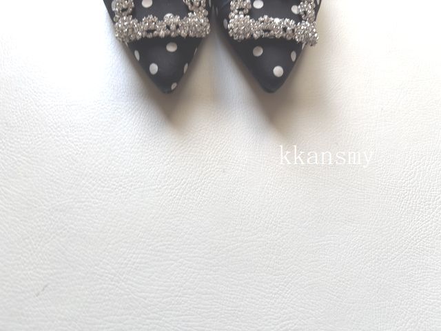 OHGAオーガ*DOT BIJOU PUMPSドットビジューパンプス24cm_画像3