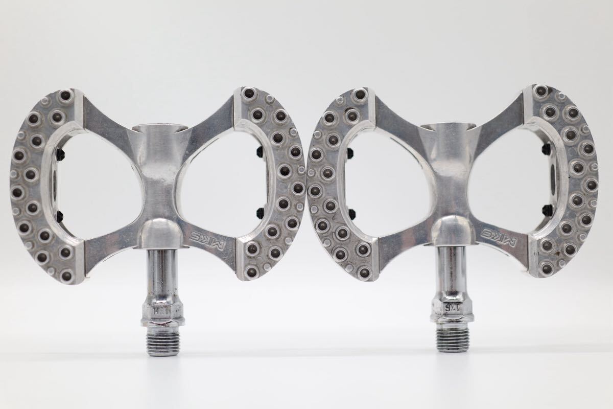 MKS lambda 三ヶ島 ラムダ ペダル blue lug ブルーラグ SURLY サーリー CRUST クラスト rivendell リヴェンデル_画像2