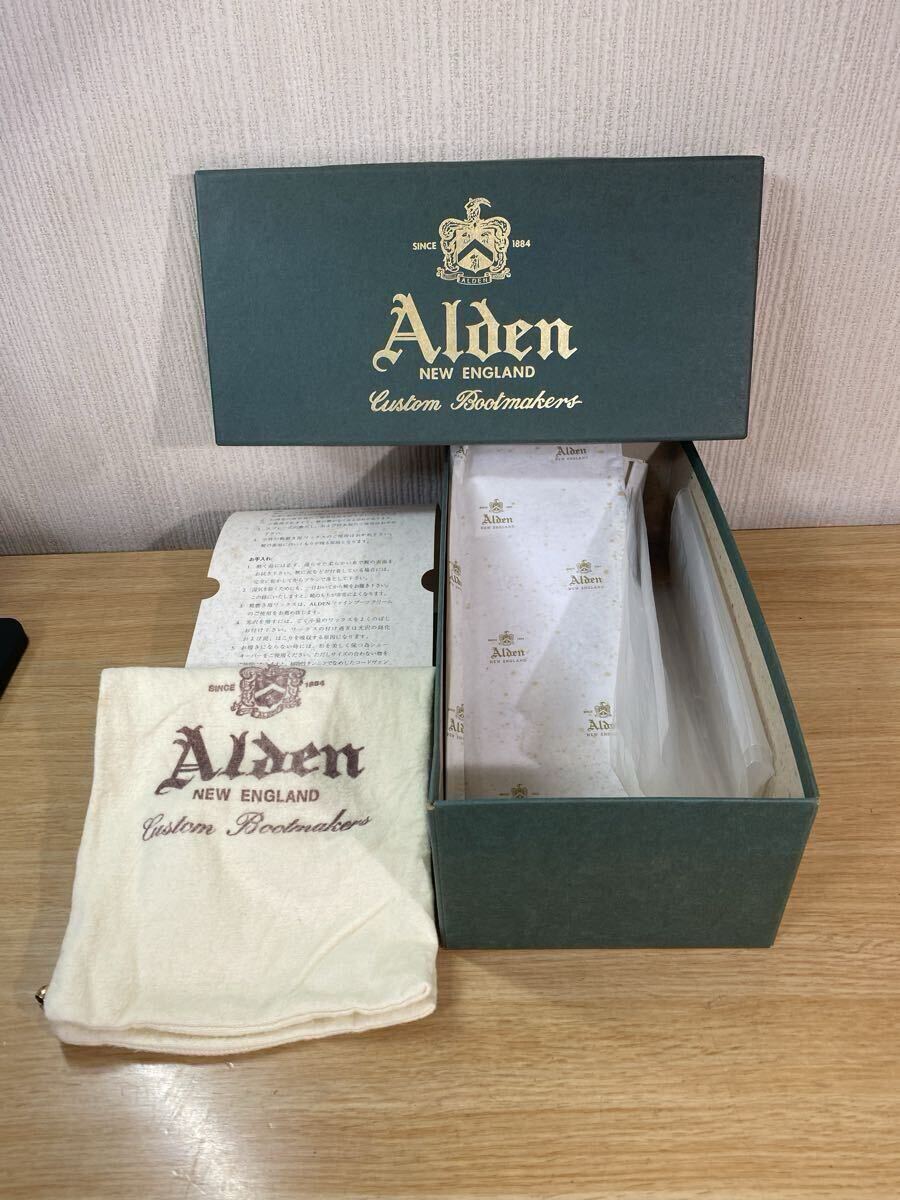 美品Alden オールデン 1341コードバン チャッカブーツ8.5D ships MARCEL LASSANCE マルセルラサンス別注_画像8