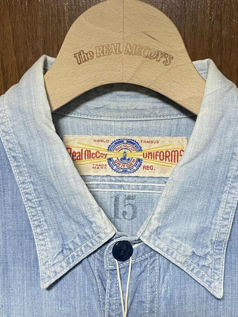 REAL McCOY’S リアルマッコイズ USNシャンブレーシャツ15_画像5