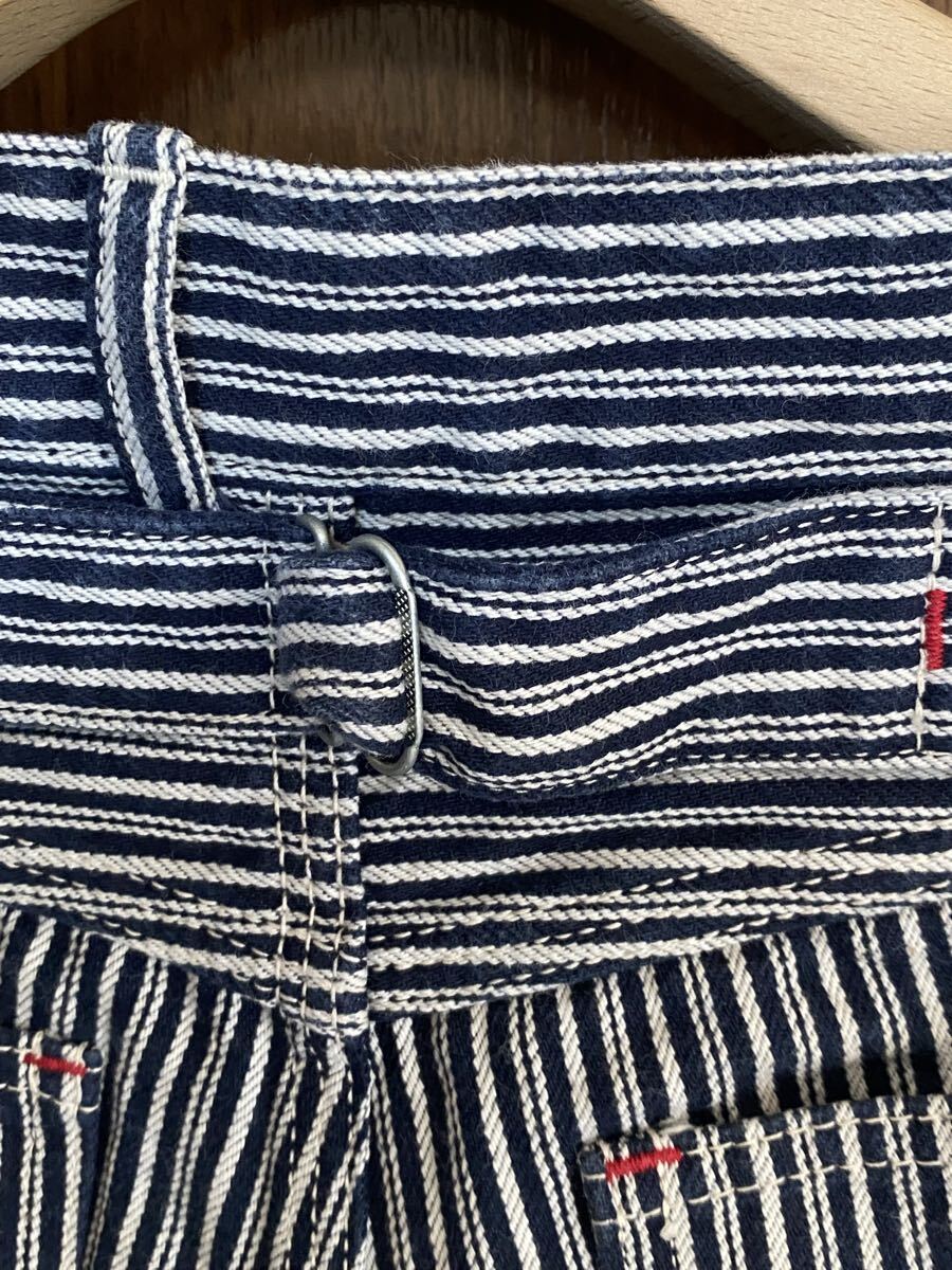 REAL McCOY’S 8HU ENGINEER TROUSERS リアルマッコイズ ストライプ ヒッコリーパンツ_画像9