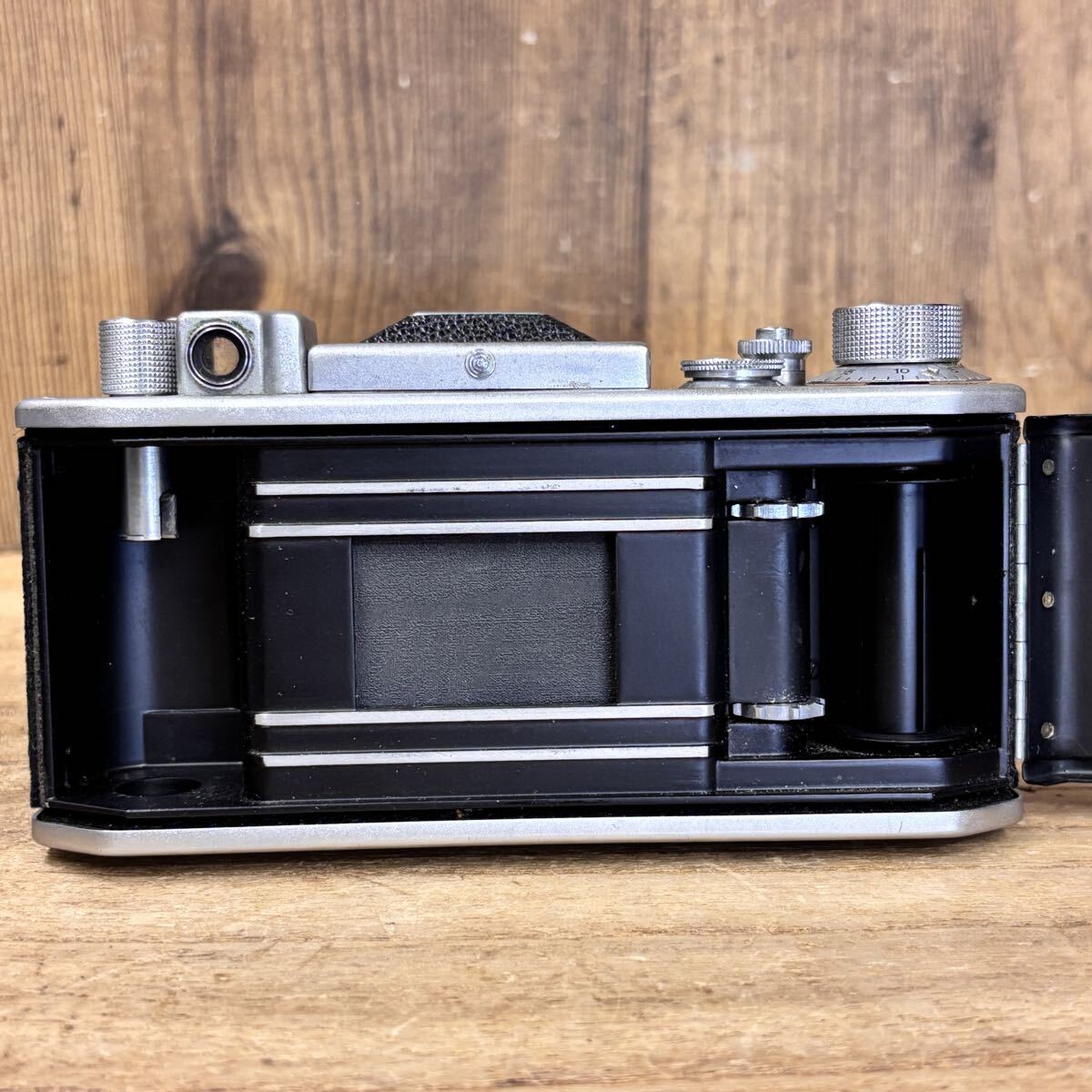 超希少 Asahiflex アサヒフレックスⅠ I型 一眼レフカメラ レンズ Asahi-kogaku Takumar 1:2.4 f=58mm 旭光学 ジャンク 1円スタート_画像8