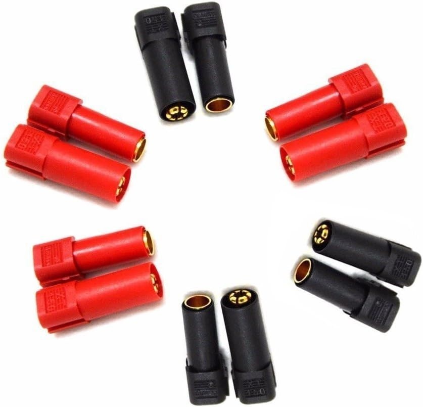 【 送料無料 】6ペア、XT150コネクタアダプターセット メスオス 、6mmゴールドバナナブレット、 バナナ コネクタ 、プラグ モーター_画像3