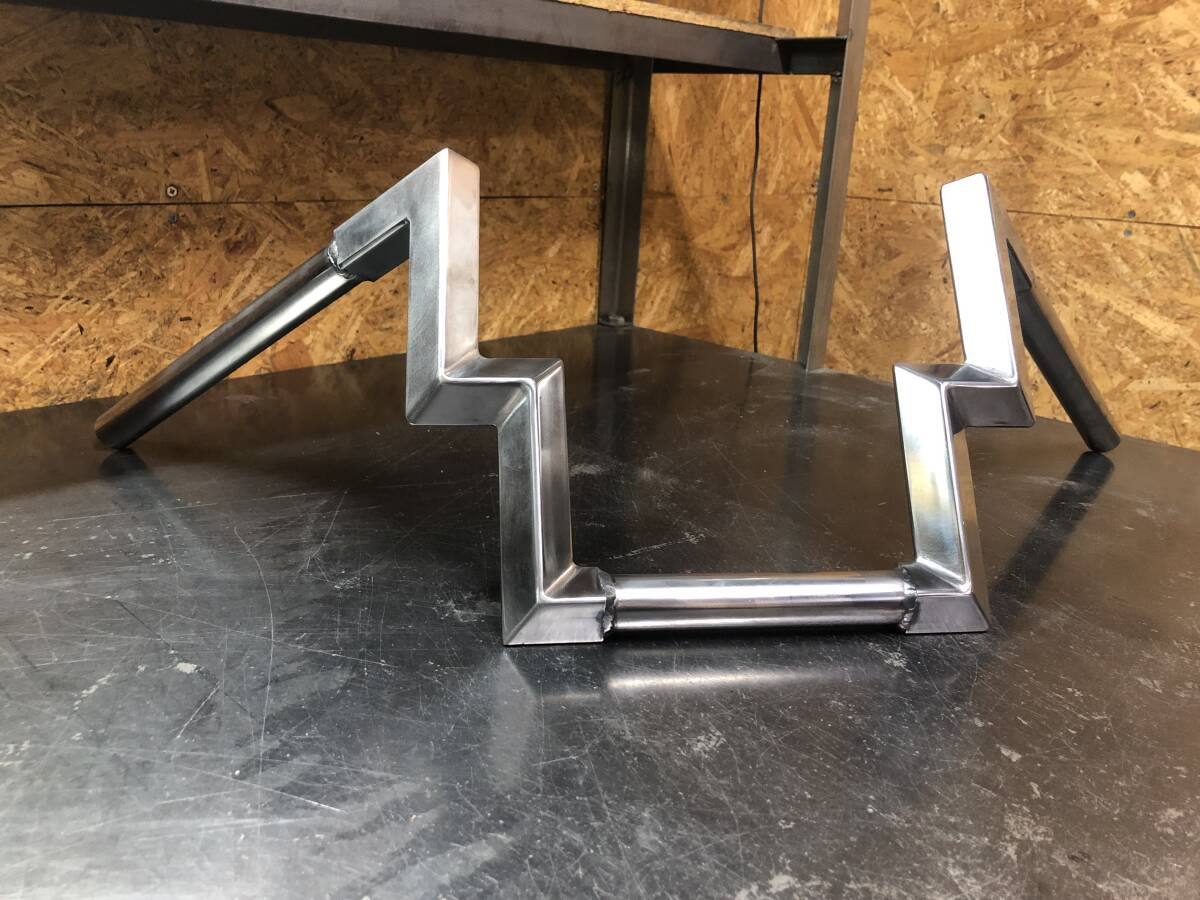 スクエアダブルロボハン　1インチ　検　ハーレー　国産　ビンテージ　チョッパー　ロボハン　_画像1