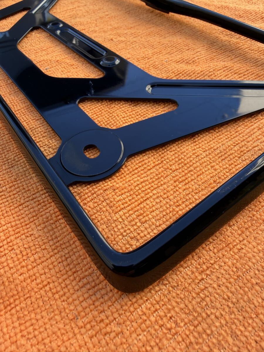 【磨き済み】マツダ純正ナンバーフレーム ブラック ナンバー枠 ライセンスフレーム １枚_画像6