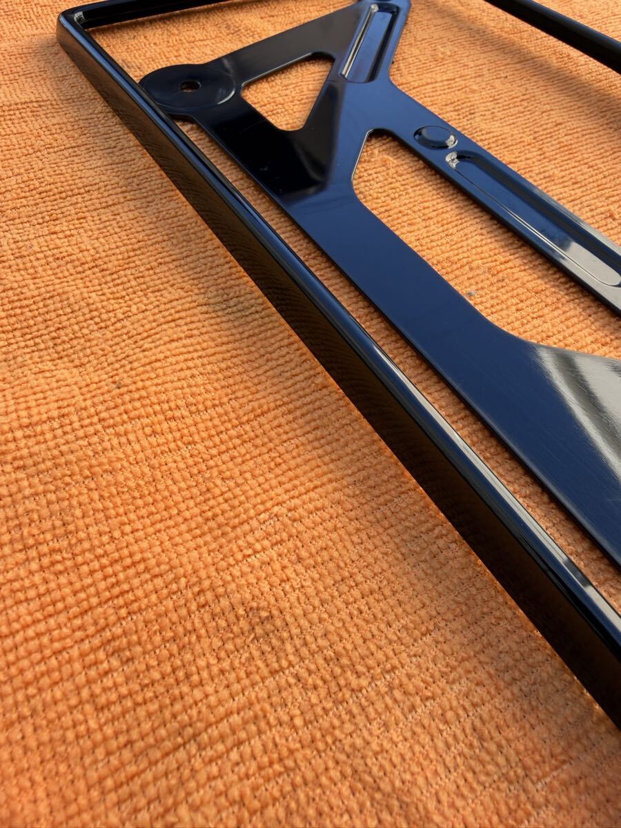 【磨き済み】マツダ純正ナンバーフレーム ブラック ナンバー枠 ライセンスフレーム １枚_画像7