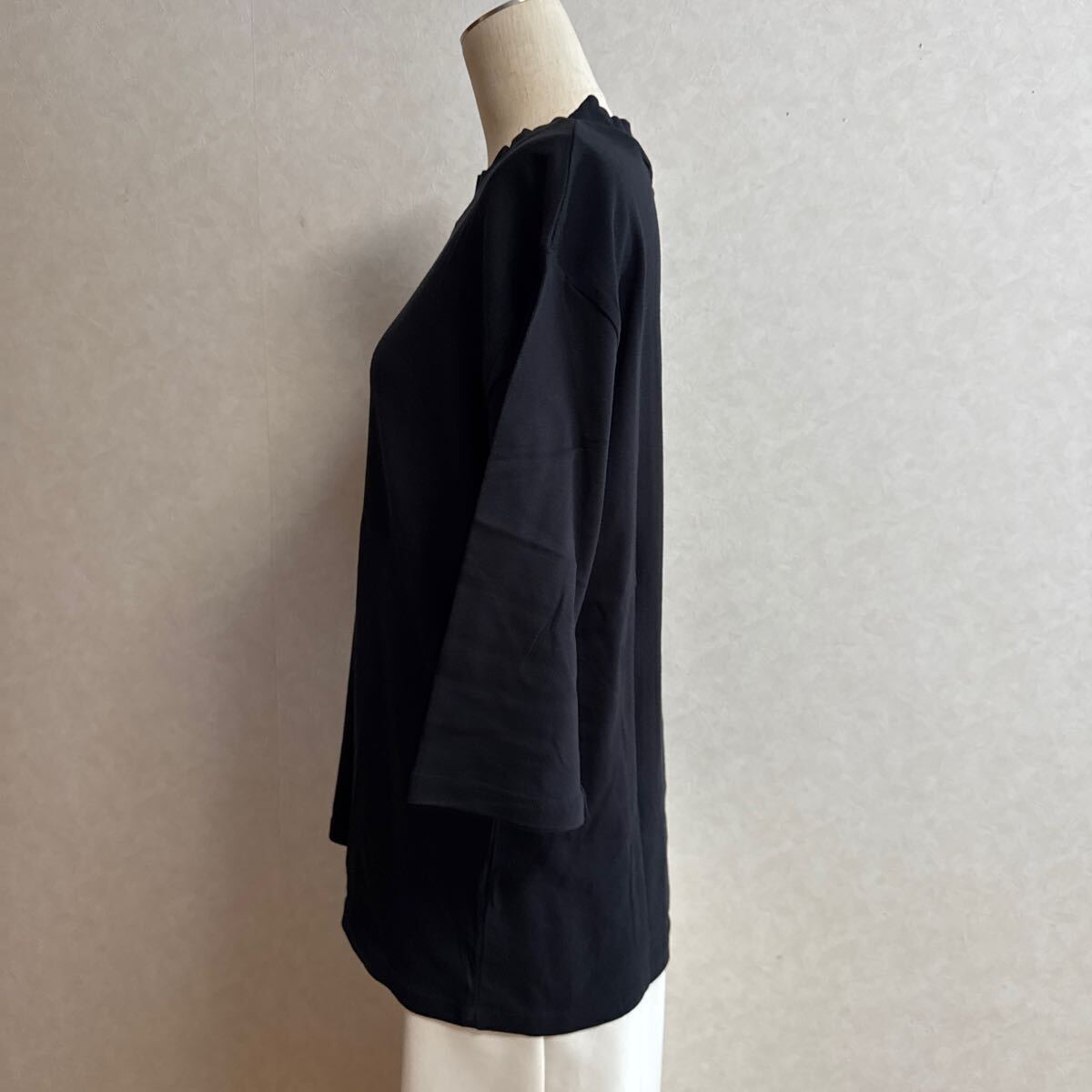 KN2911*5L 大きいサイズ 綿100% 5分袖Tシャツ_画像3