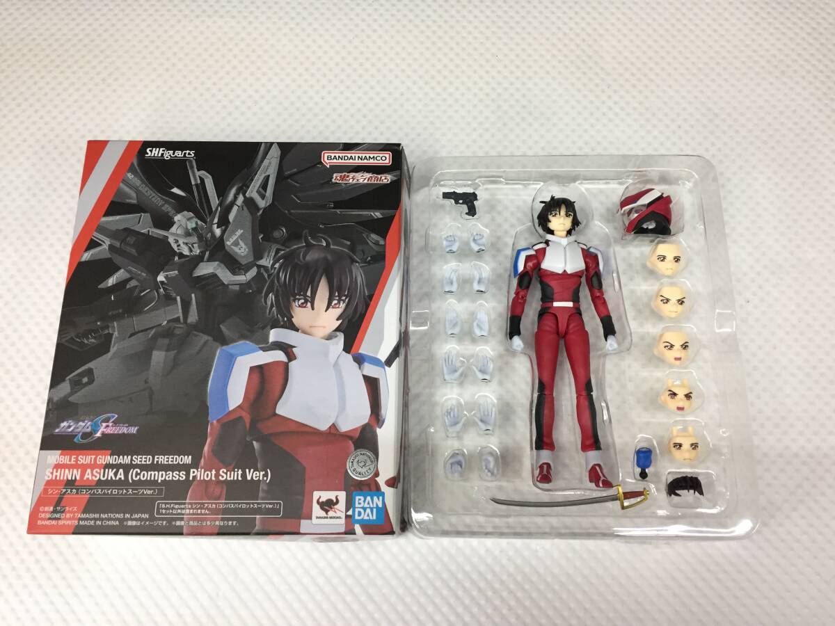 oob891* S.H.Figuarts シン・アスカ(コンパスパイロットスーツVer.) 「機動戦士ガンダムSEED FREEDOM」_画像1