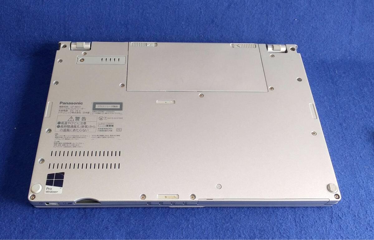 【Webカメラ、Office 365】 Panasonic CF-MX3、Core i5、Windows 11、SSD 128 GB、メモリ4 GB、無線LAN_画像4