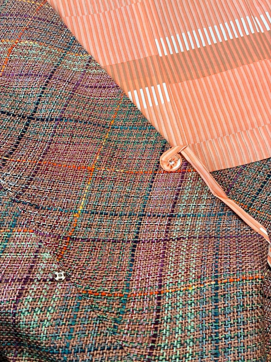 着物 道行コート　羽織り　ショール付き　御所染　未使用　新品_画像6