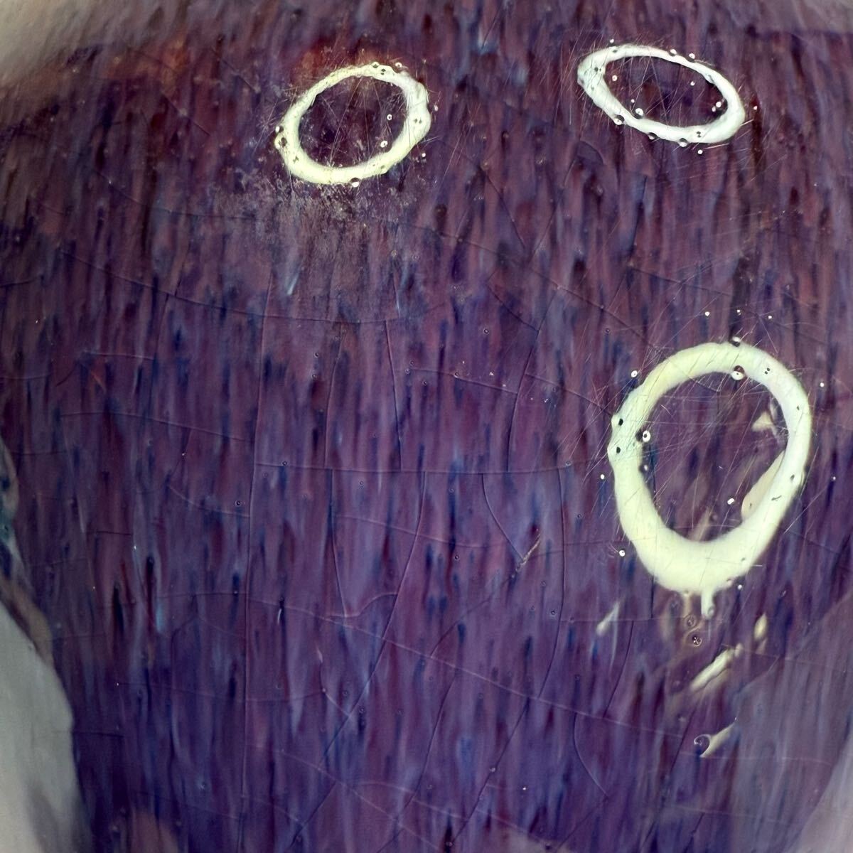 CBX-中国古美術 時代物 花瓶 花入 花器 色絵 窯変釉 唐物 陶磁器 中国古玩 骨董品_画像7