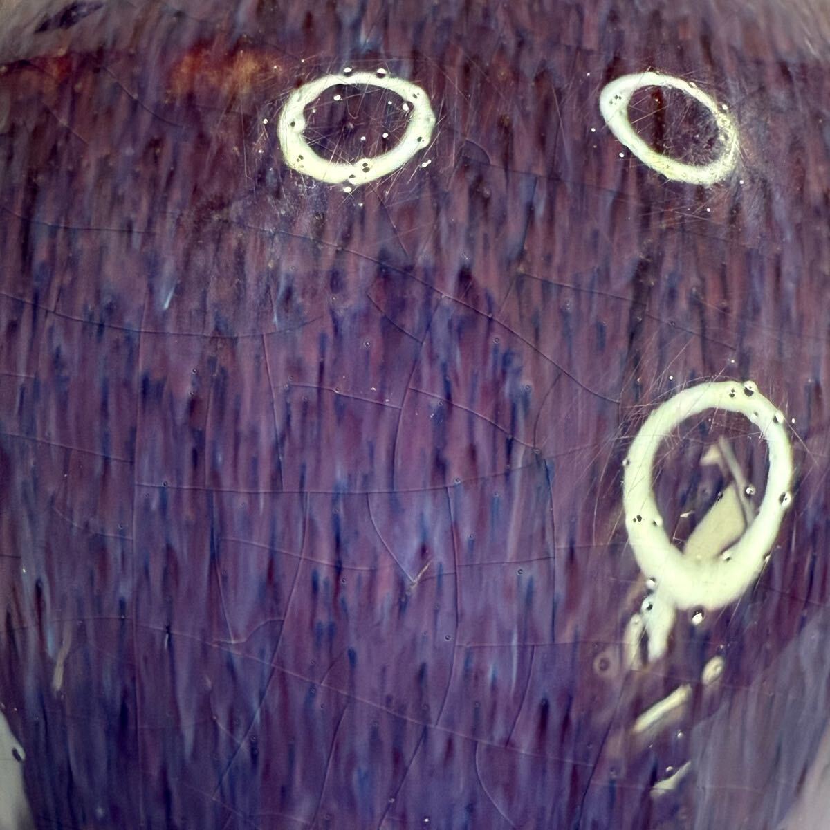 CBX-中国古美術 時代物 花瓶 花入 花器 色絵 窯変釉 唐物 陶磁器 中国古玩 骨董品_画像8