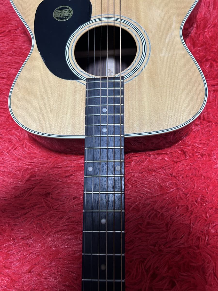 Aria Dreadnought Aria do красный Note /model AF-35N/No.SN0507411/EST.1956/akogi акустическая гитара / soft гитара с футляром 