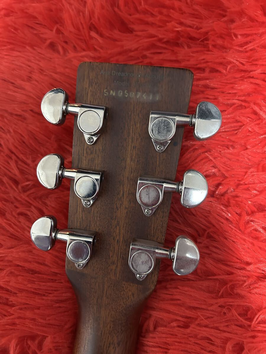 Aria Dreadnought Aria do красный Note /model AF-35N/No.SN0507411/EST.1956/akogi акустическая гитара / soft гитара с футляром 