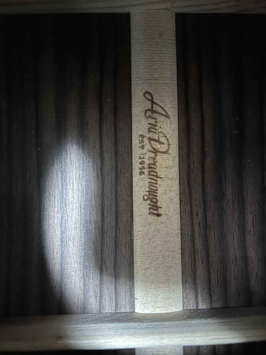 Aria Dreadnought Aria do красный Note /model AF-35N/No.SN0507411/EST.1956/akogi акустическая гитара / soft гитара с футляром 