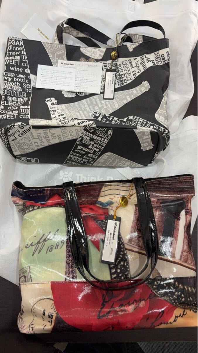 THINKBEEシンクビートートバッグ新品タグ付きおまとめ２点_画像1