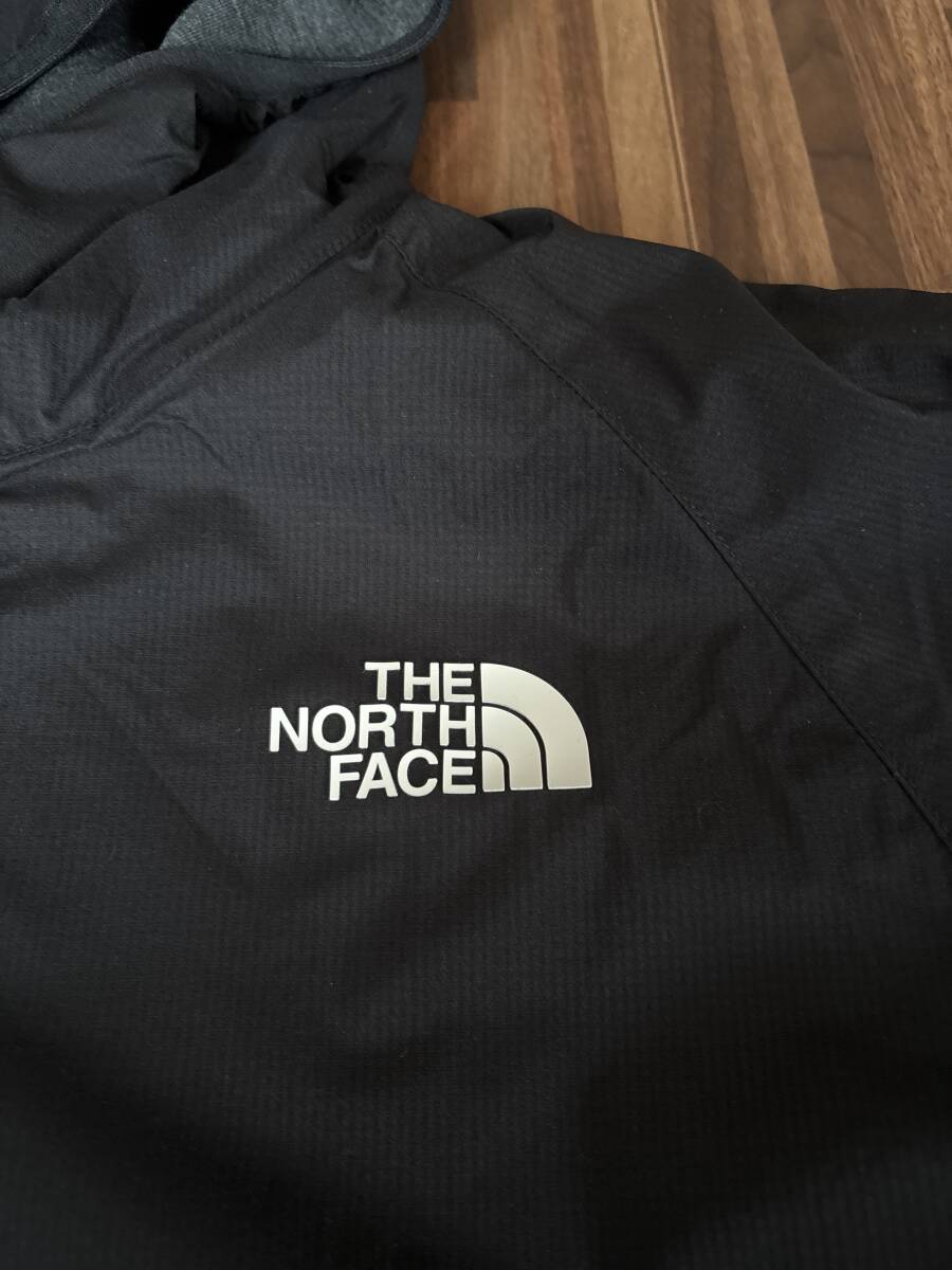 ■ノースフェイス■新品L ブラック&グレー/リバーシブルテックエアフーディーNT61984_画像5