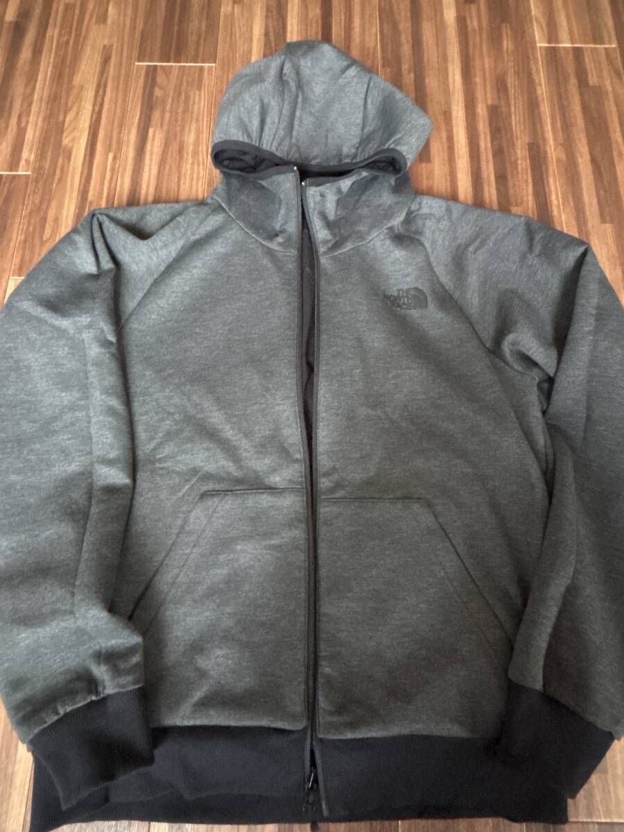 ■ノースフェイス■新品L ブラック&グレー/リバーシブルテックエアフーディーNT61984_画像6