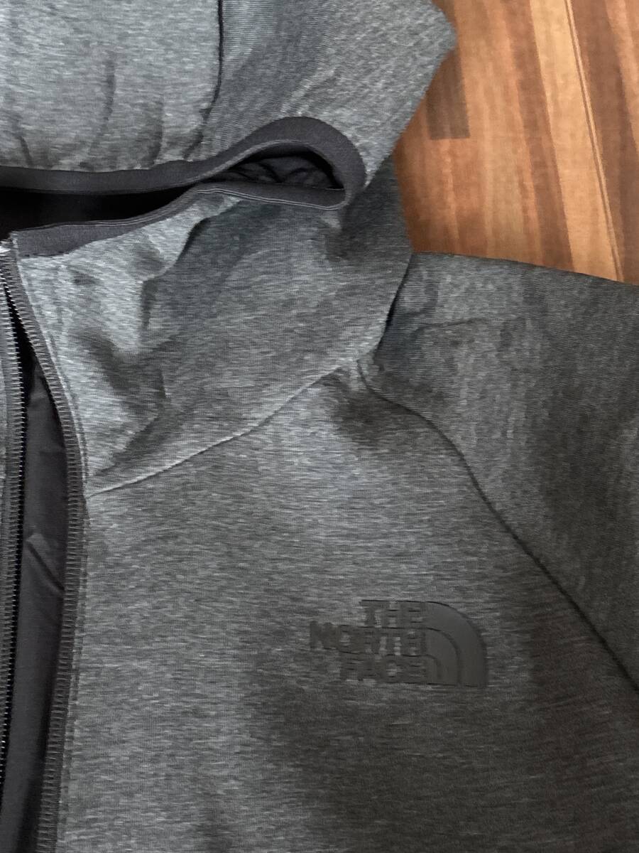 ■ノースフェイス■新品L ブラック&グレー/リバーシブルテックエアフーディーNT61984_画像7