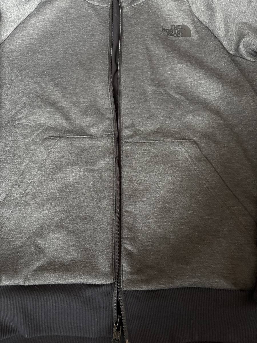 ■ノースフェイス■新品L ブラック&グレー/リバーシブルテックエアフーディーNT61984_画像8