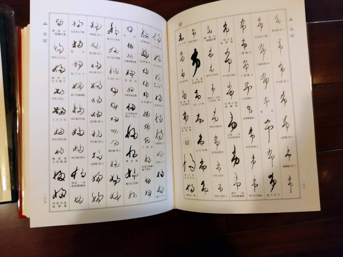 定価46000円 日本書道大字典 2冊揃 北川博邦・筒井茂徳編 角川書店 昭和56年 初版 280×210×138_画像3