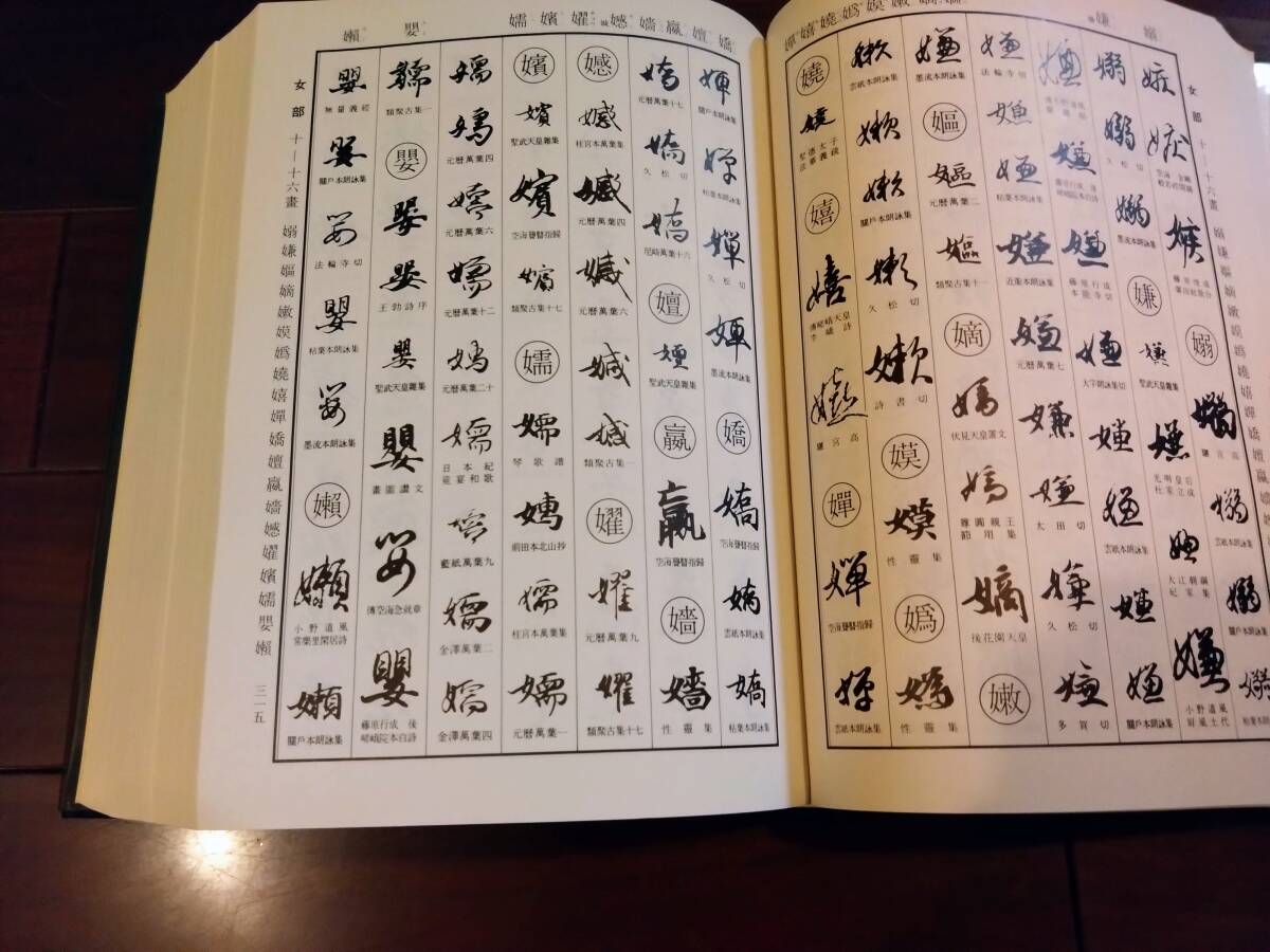 定価46000円 日本書道大字典 2冊揃 北川博邦・筒井茂徳編 角川書店 昭和56年 初版 280×210×138_画像2