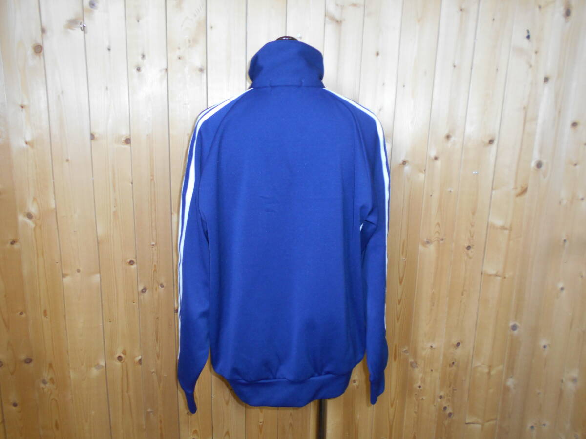 b741◆Jelenk トラックジャケット◆ジュレンク ネイビー サイズL ヴィンテージ レトロ スリーライン ジャージ ～90s スポーツウエア 7K_画像4
