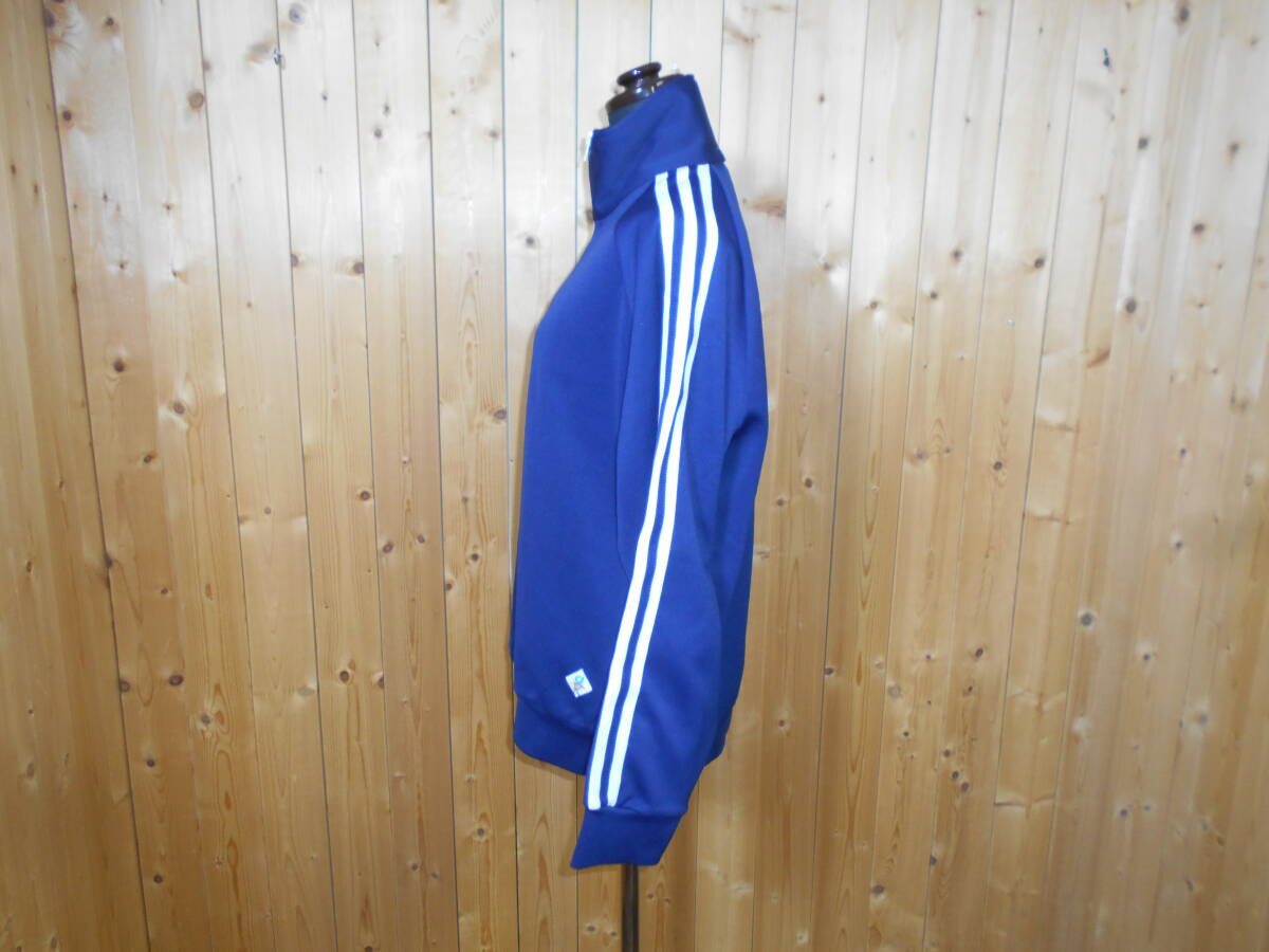 b741◆Jelenk トラックジャケット◆ジュレンク ネイビー サイズL ヴィンテージ レトロ スリーライン ジャージ ～90s スポーツウエア 7K_画像3