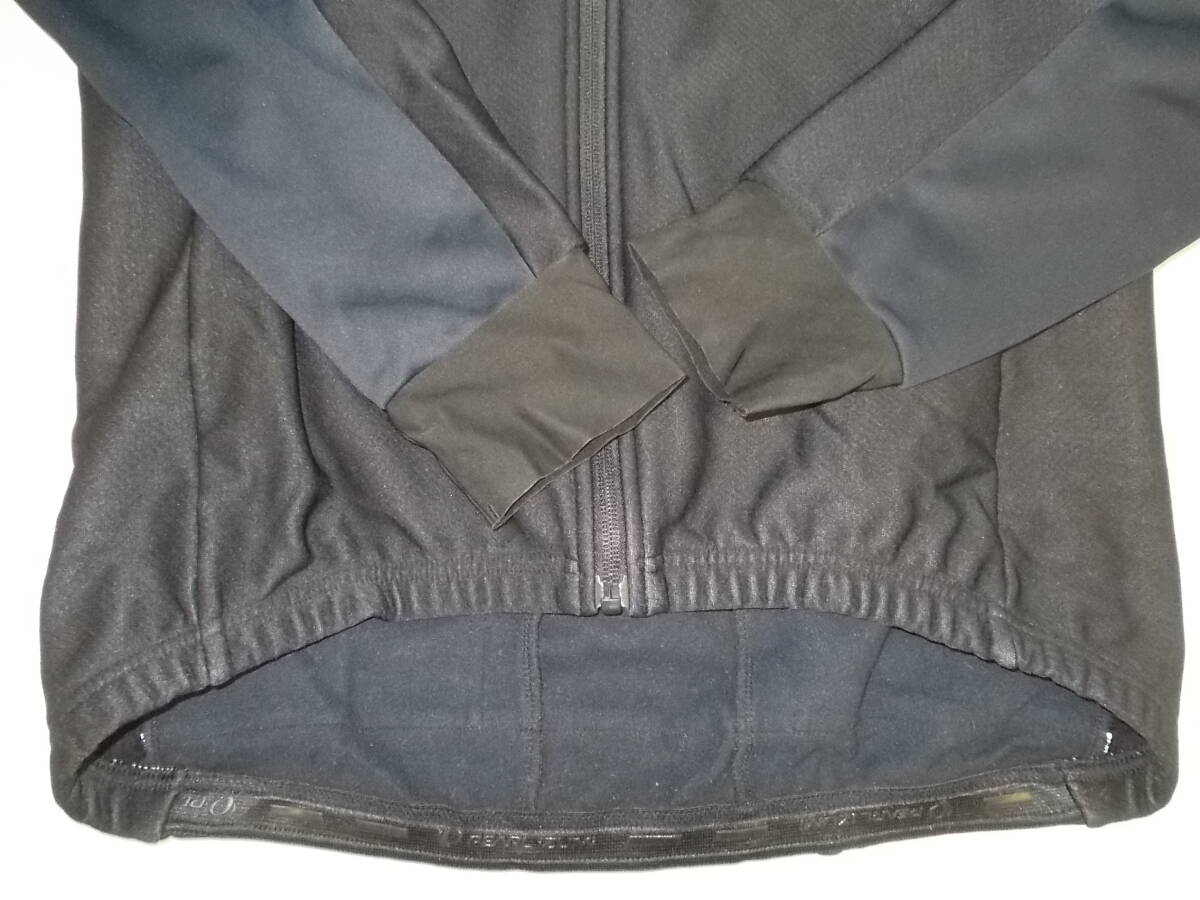b1354◆PEARL IZUMI ウインドブレック ジャケット◆サイズXL ブラック 裏起毛 パールイズミ WIND BREAK サイクルジャケット 7K_画像6